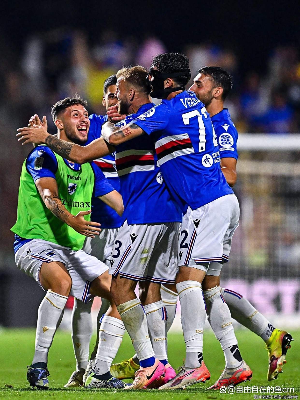 关于桑普多利亚球员庆祝重要进球,锁定胜局的信息